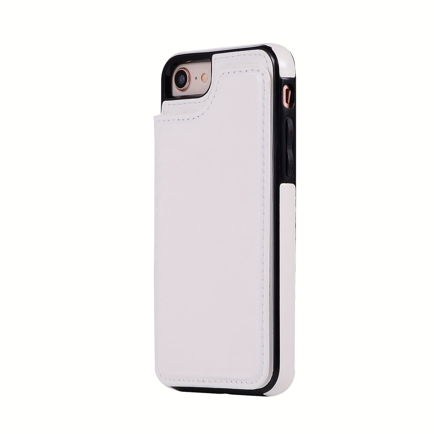 Premium PU Synthetic Faux Leather Wallet Case Designed for Various for iphone Models, Featuring Card Slots, a Stand, And Shockproof Protection.