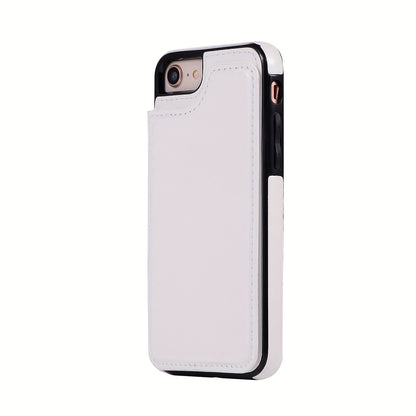 Premium PU Synthetic Faux Leather Wallet Case Designed for Various for iphone Models, Featuring Card Slots, a Stand, And Shockproof Protection.