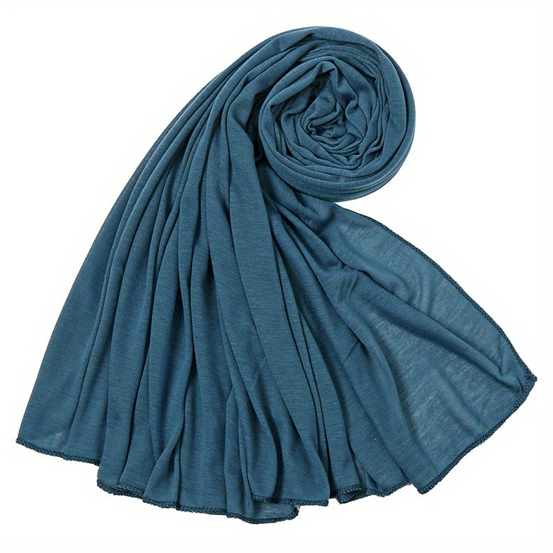 [Elegant Hijab] Polyester Elegant Brown Hijab for Women | Versatile & Stylish, Perfect for Casual Outings, Weekend Wear, and Special Occasions